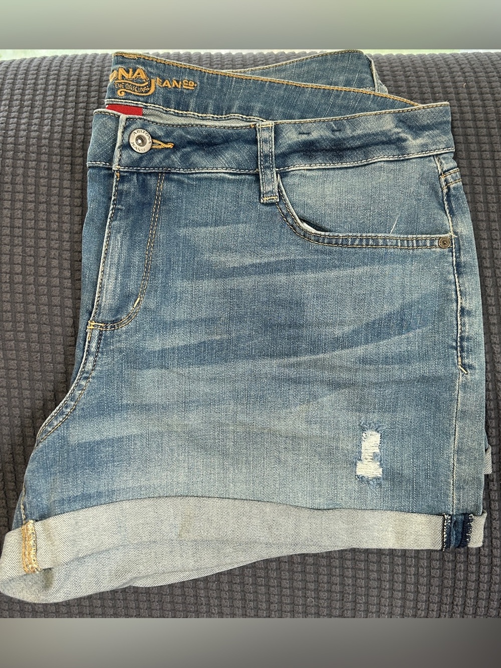 Arizona Jean Company Blue Denim Jean shorts.
